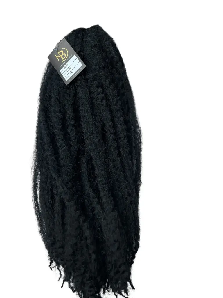 Extensions Braids kinky twist de 18" couleur 1B