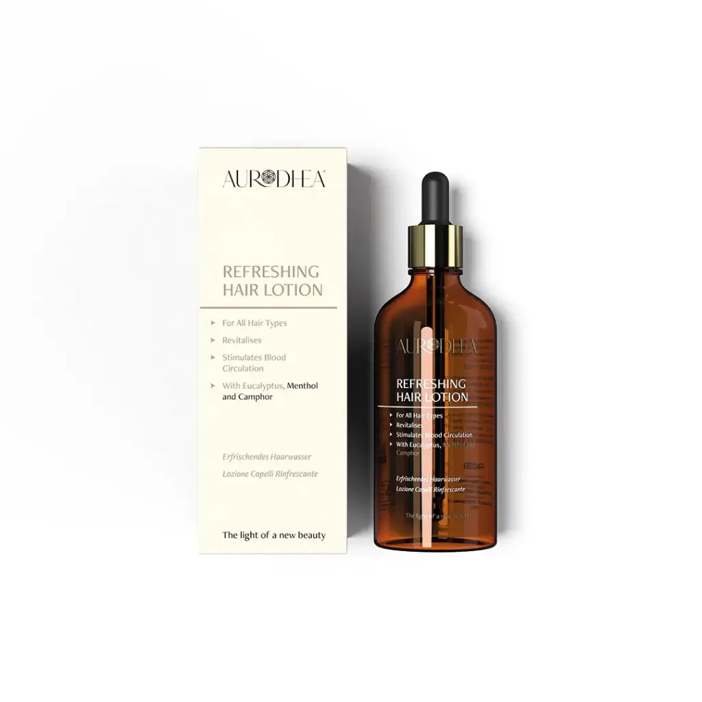 Verfrissende haarlotion AURODHEA met menthol en kamfer – 100 ml (code FA03B)