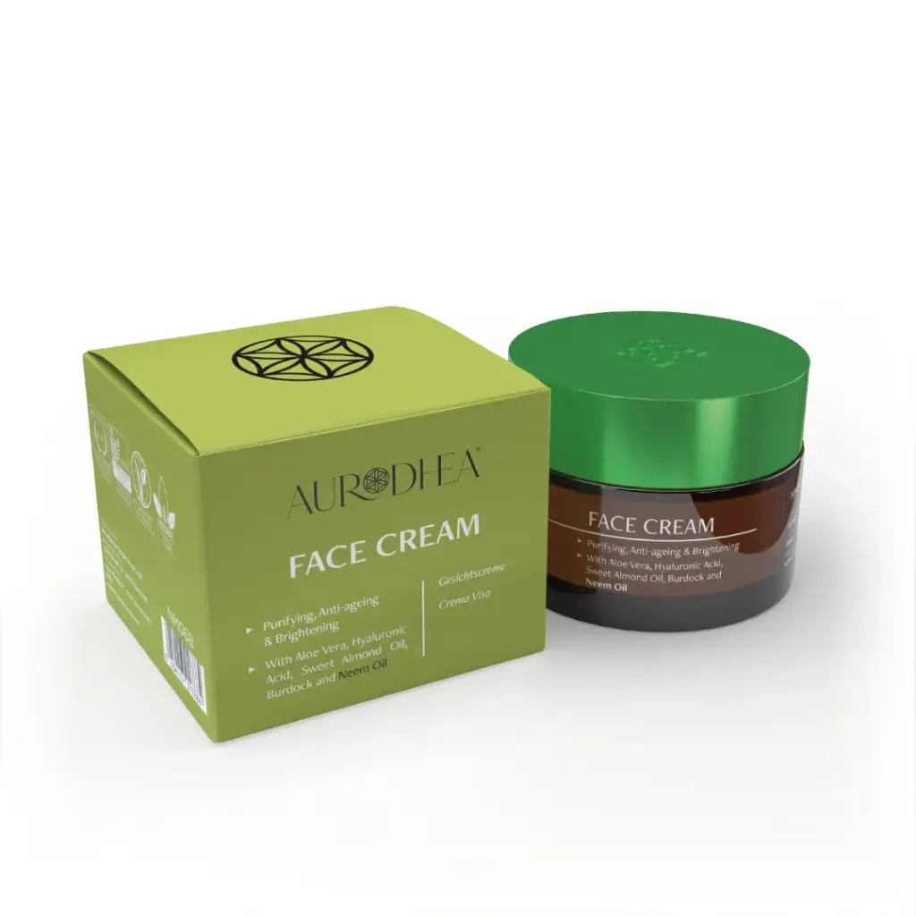 Crème visage à l’huile de Neem - AURODHEA 50 ml ( code  NM06B)